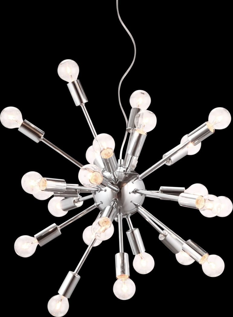 Sunrise Court Chrome Chandelier - Thumbnail - Image 1