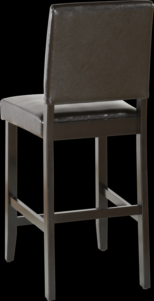 Sunset View Brown Cherry Finish 5 Pc Counter Height Dining Set with Brown Stools - Thumbnail - Image 7