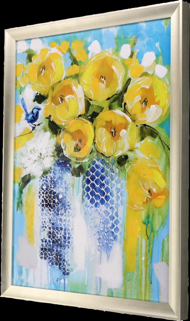 Sunshine Sunny Yellow Framed Artwork - Thumbnail - Image 3