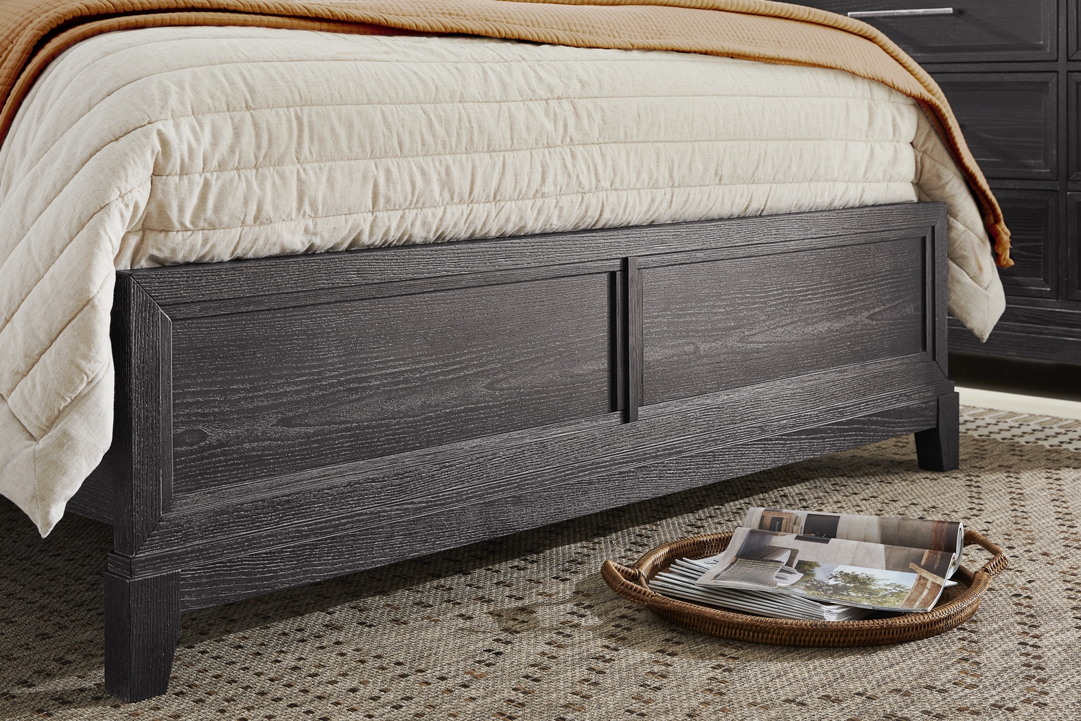 Small Spaces Sunside Way Black 5 Pc King Panel Bedroom - Thumbnail - Image 6