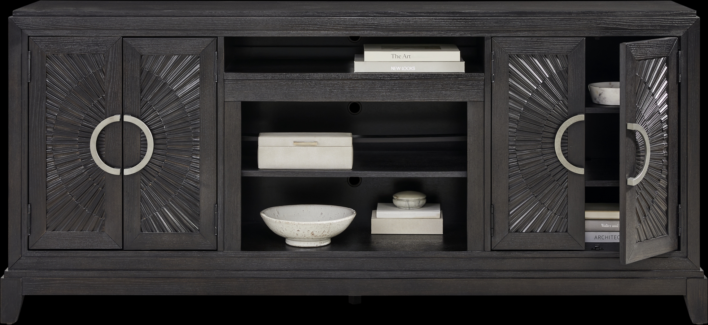 Sunside Way Black 82 in. Console - Thumbnail - Image 2