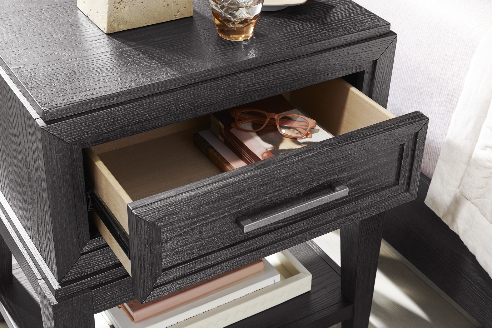Sunside Way Black Nightstand - Thumbnail - Image 3