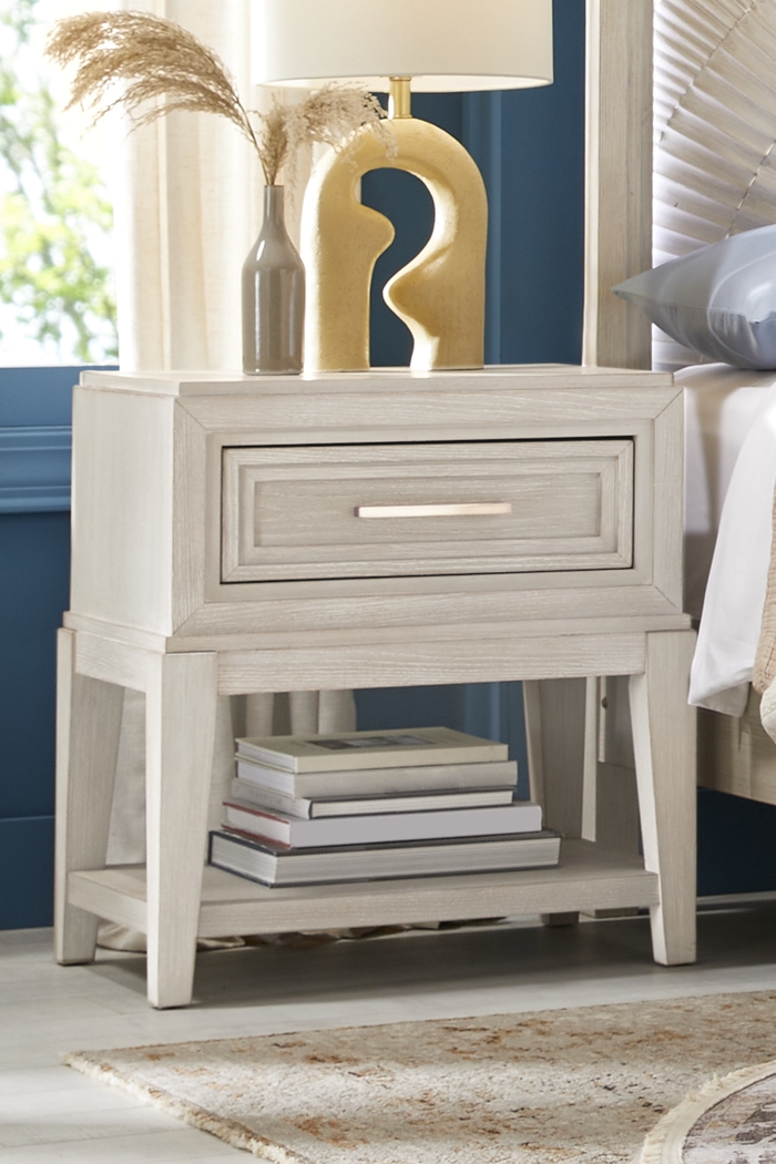 Sunside Way Sand 1 Drawer Nightstand - Thumbnail - Image 2