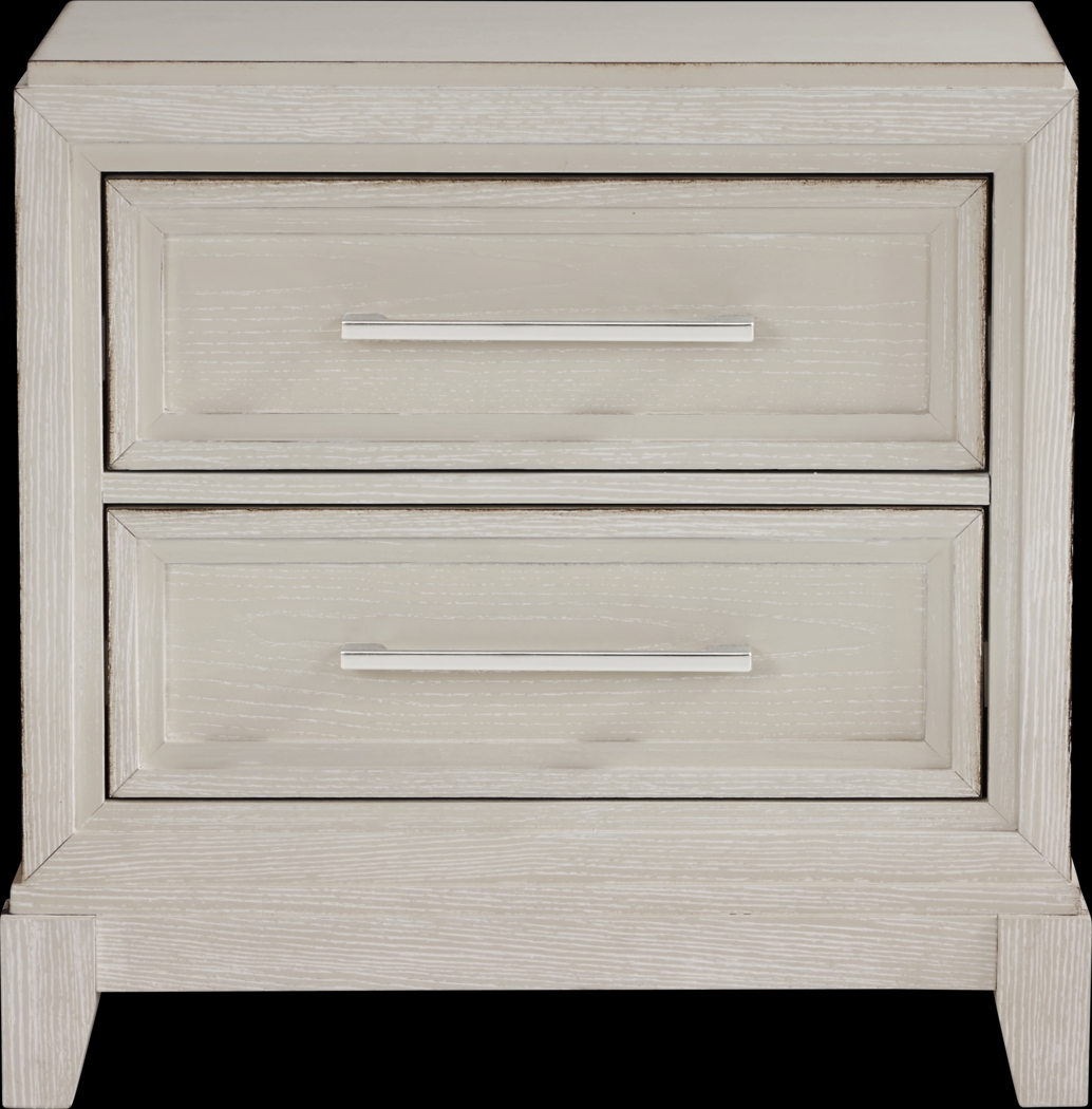 Sunside Way Sand 2 Drawer Nightstand - Thumbnail - Image 1