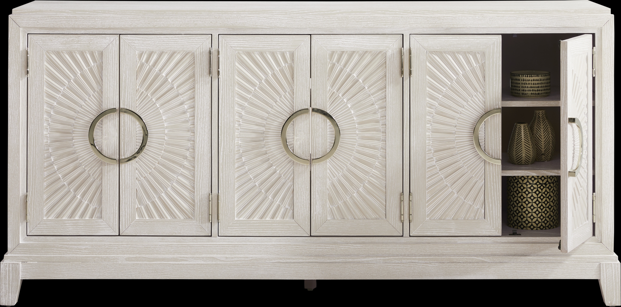 Sunside Way Sand 76 in. Console - Thumbnail - Image 2