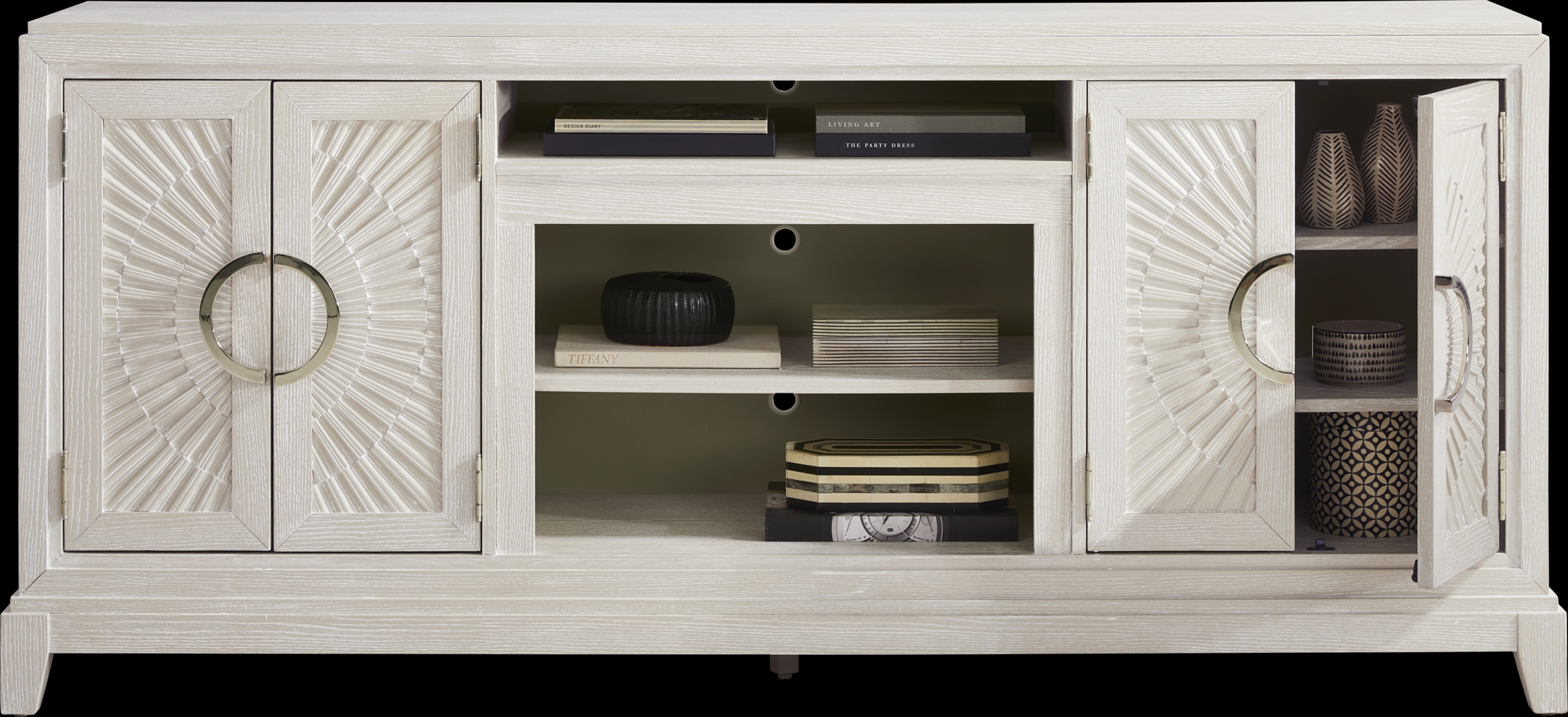 Sunside Way Sand 82 in. Console - Thumbnail - Image 2