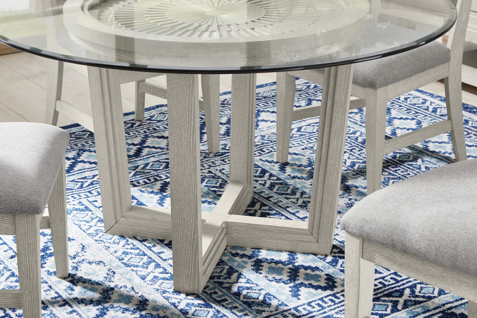 Sunside Way Sand Round Dining Table - Thumbnail - Image 3