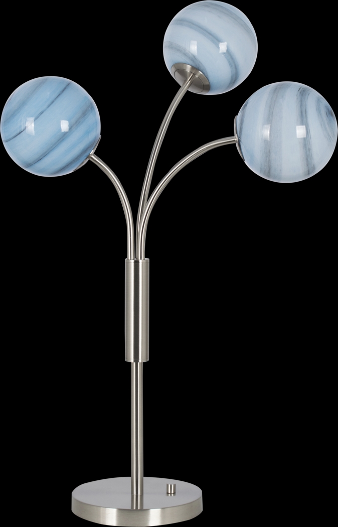 Sunstream Island Silver Table Lamp - Thumbnail - Image 1