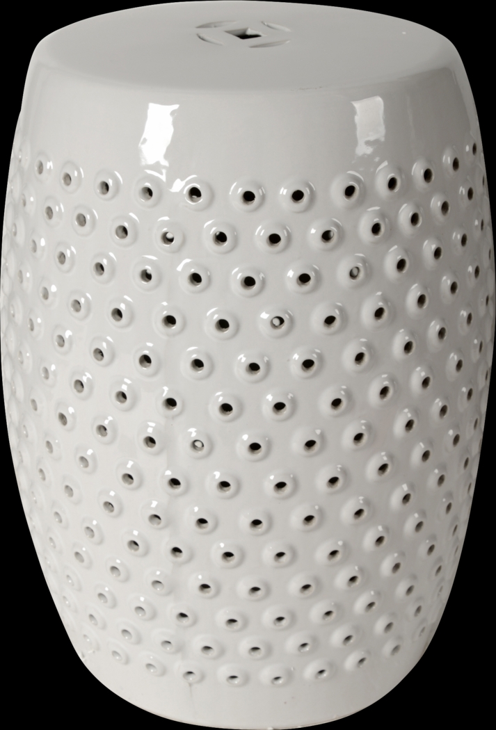 Sunvale White Indoor/Outdoor Stool - Thumbnail - Image 1