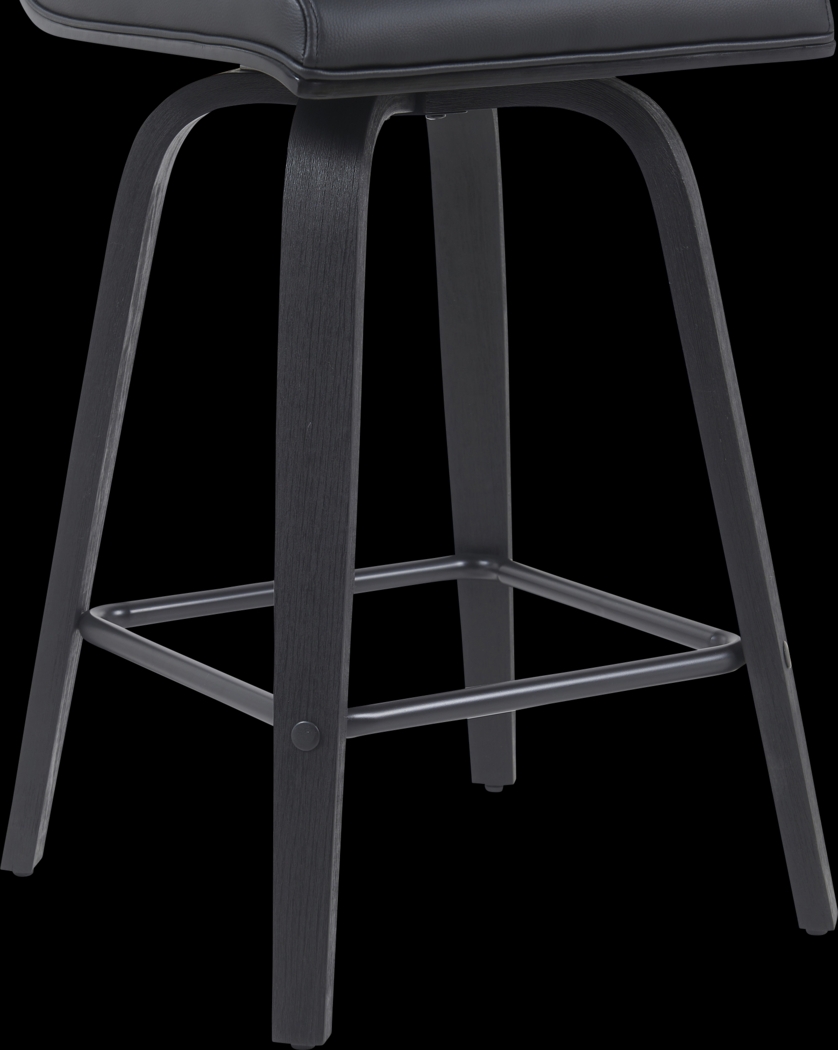 Sunways II Black Counter Height Stool - Thumbnail - Image 4