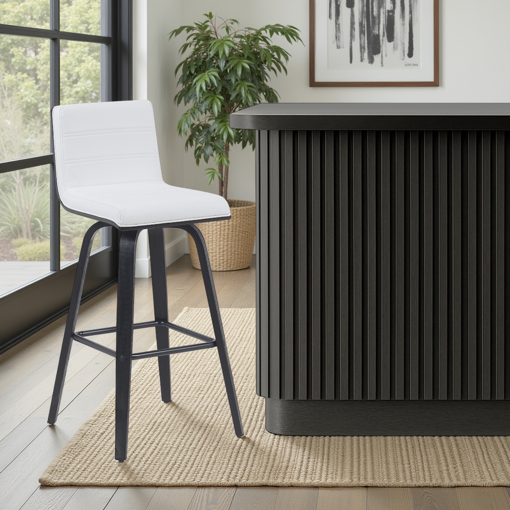 Sunways II White Barstool - Thumbnail - Image 2