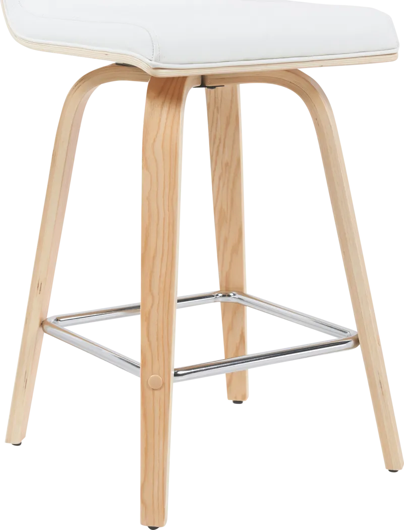 Sunways III White Counter Height Stool - Thumbnail - Image 3