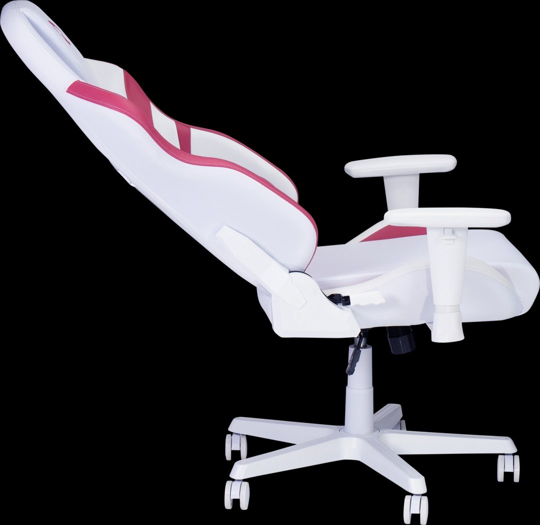 Suolin Pink/White Gaming Chair - Thumbnail - Image 7