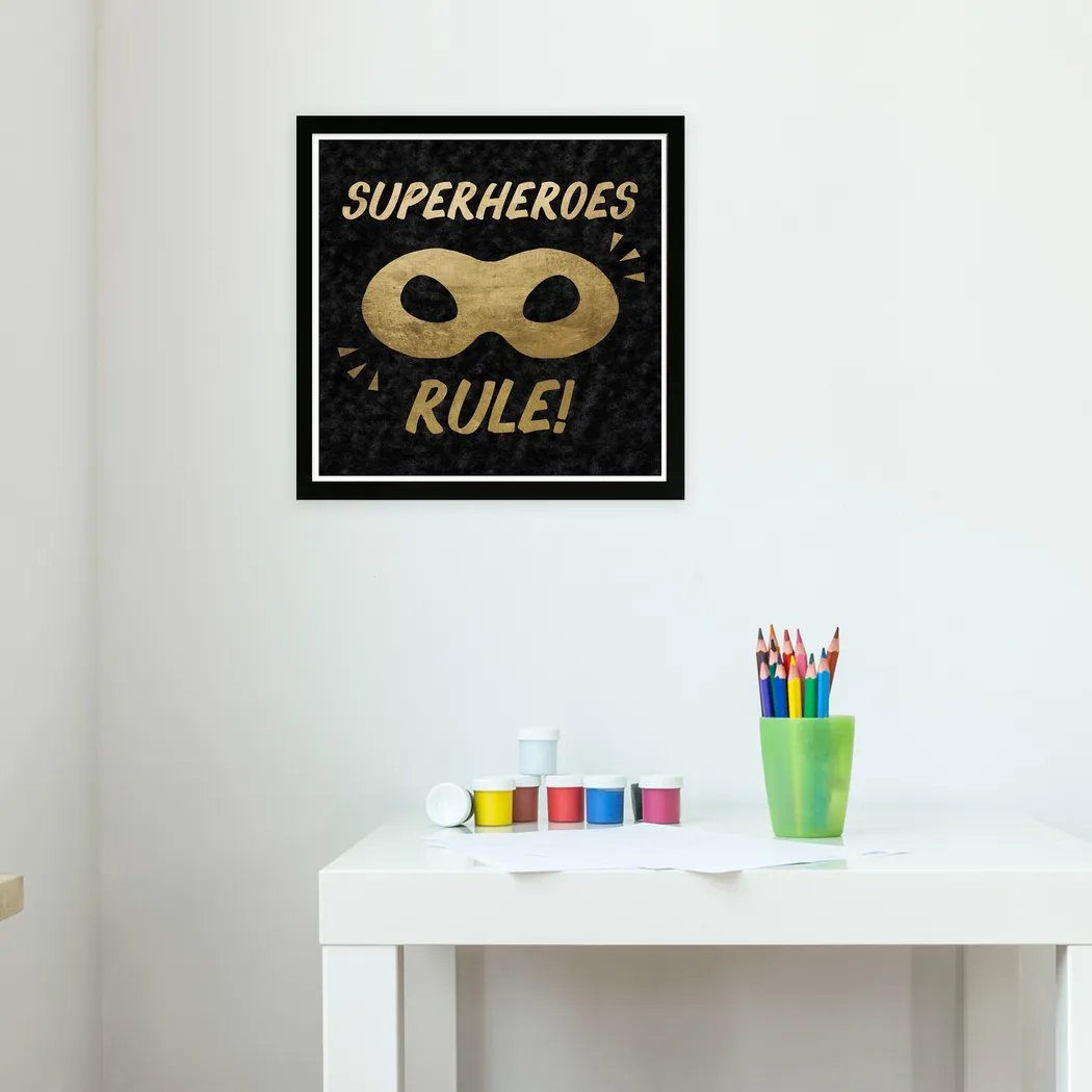 Super Hero Fan Gold Artwork - Thumbnail - Image 2