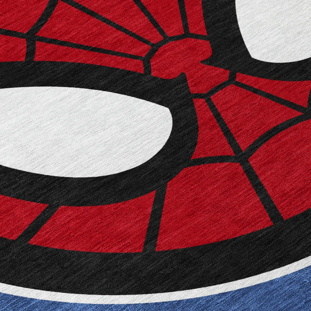 Super Heroes Décor Spider-Man 5' Round Rug - Image 3