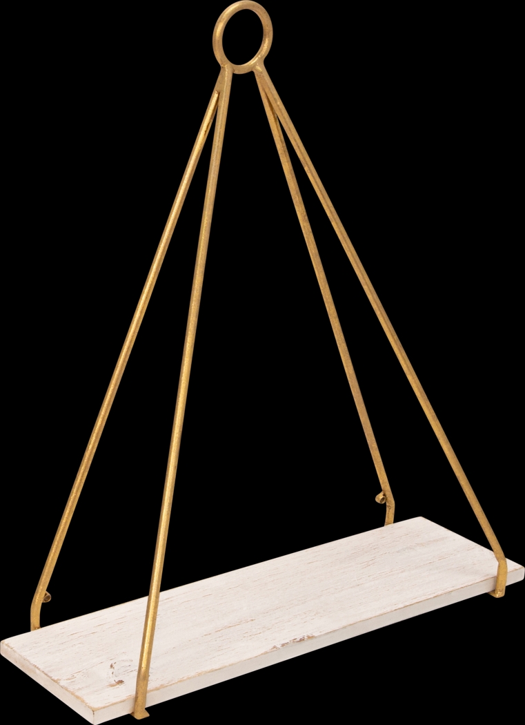 Superspun Gold Wall Shelf, Set of 2 - Thumbnail - Image 4