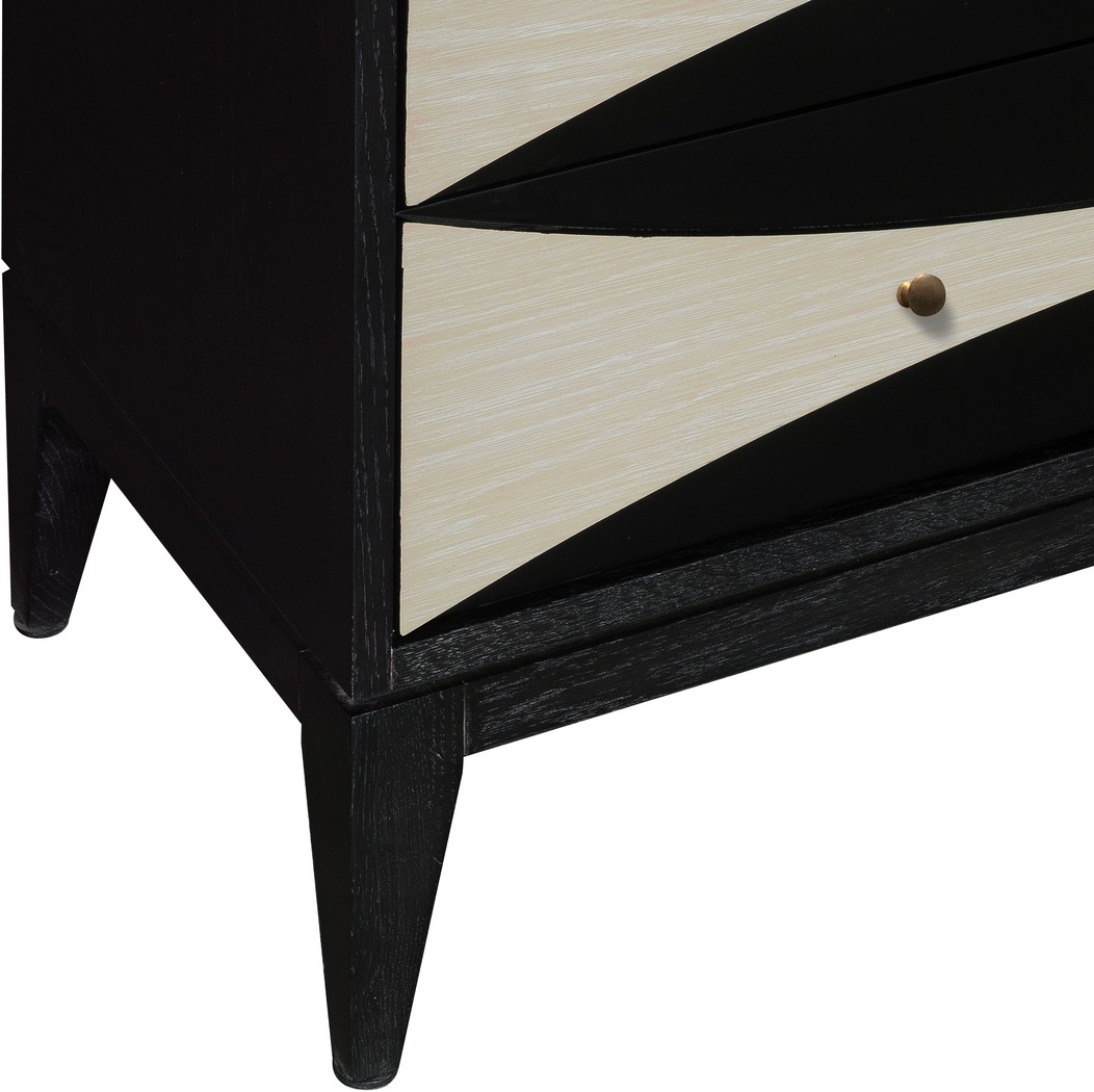 Surelan Black 3 Drawer Accent Cabinet - Thumbnail - Image 7