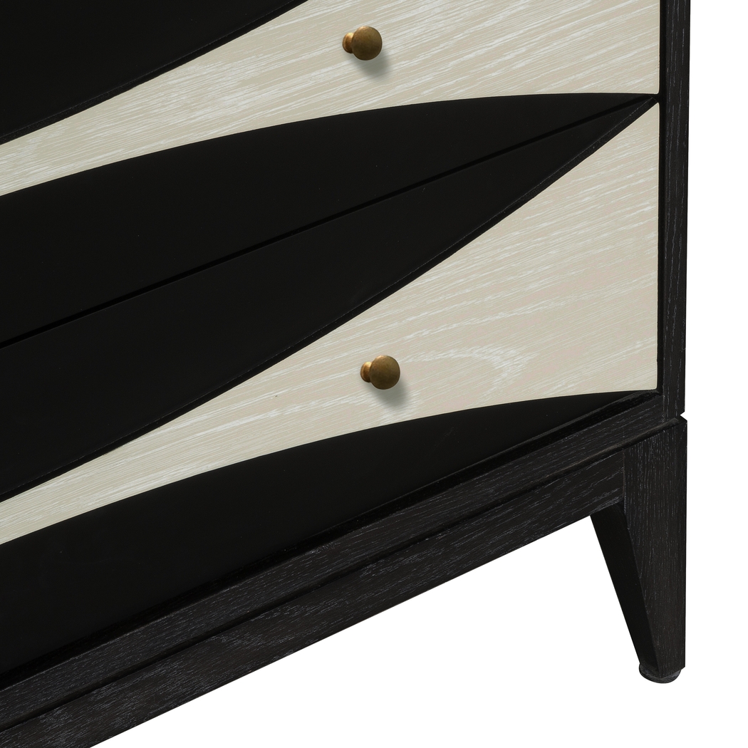 Surelan Black 3 Drawer Accent Cabinet - Thumbnail - Image 8