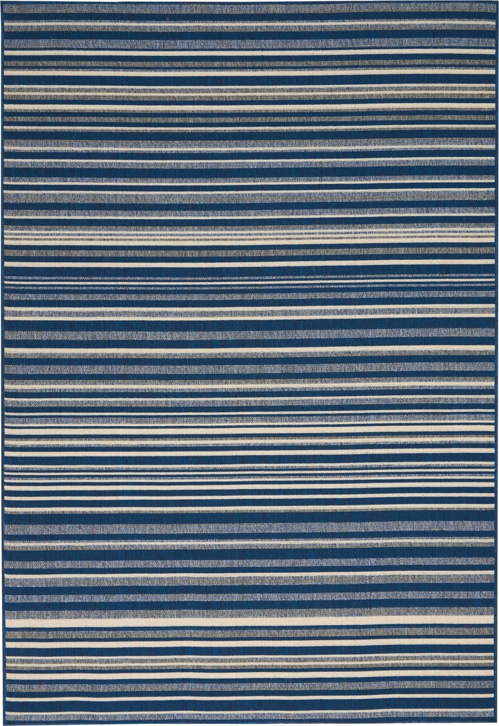 Surfcrest Blue 5' x 8' Indoor/Outdoor Rug - Thumbnail - Image 1