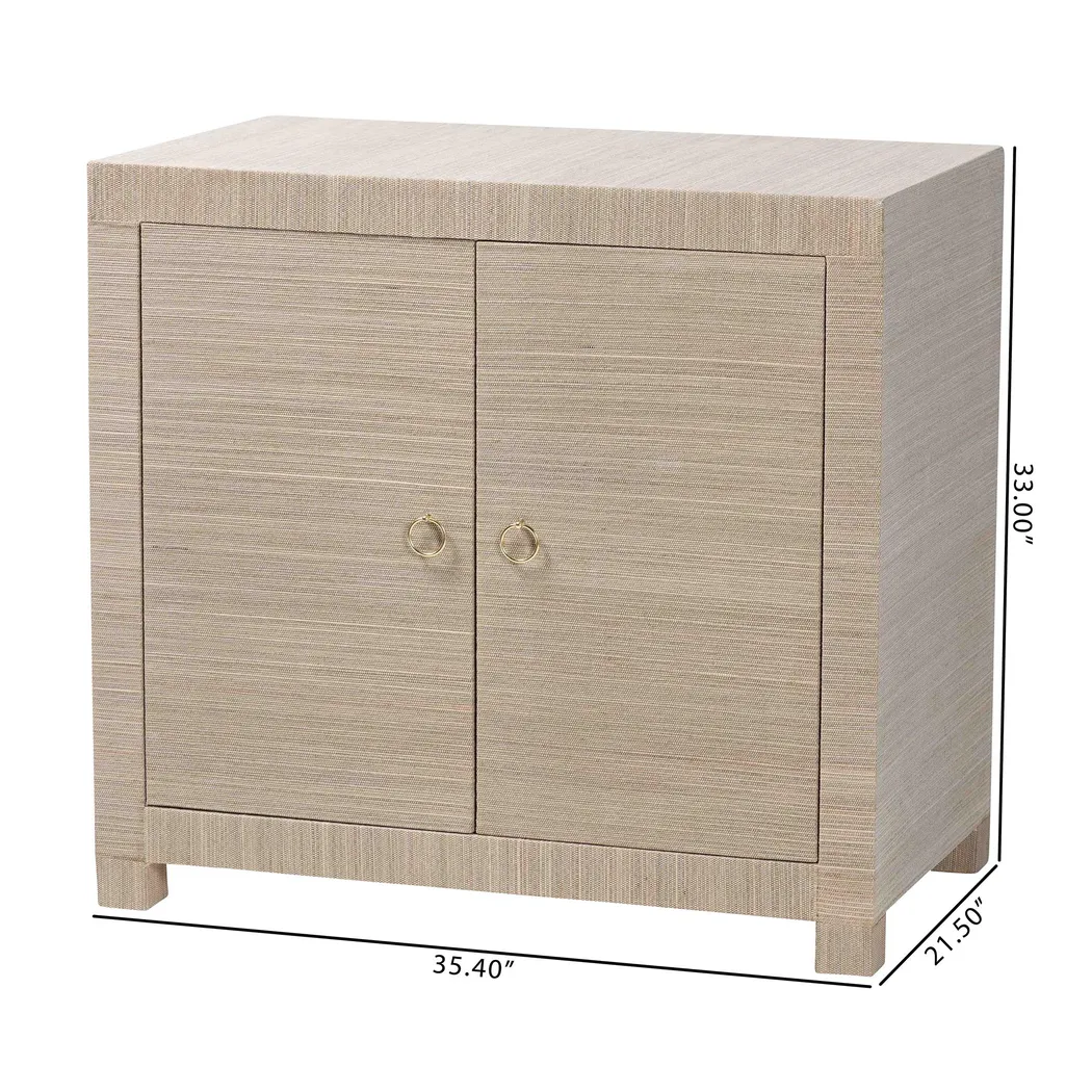 Surgehelm Beige Accent Cabinet - Thumbnail - Image 6