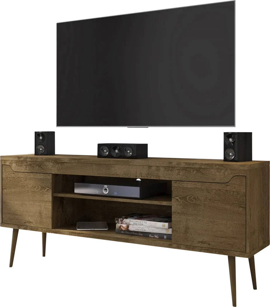 Surlin Brown 63 in. Console - Thumbnail - Image 1