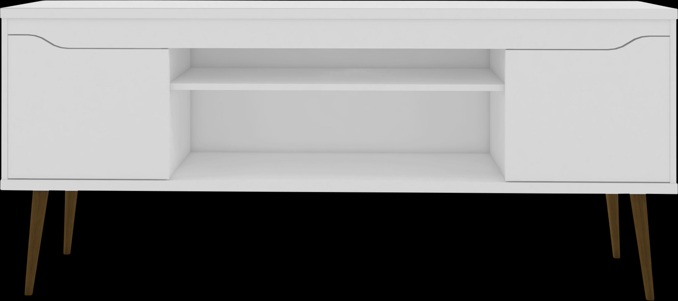 Surlin White 63 in. Console - Thumbnail - Image 7