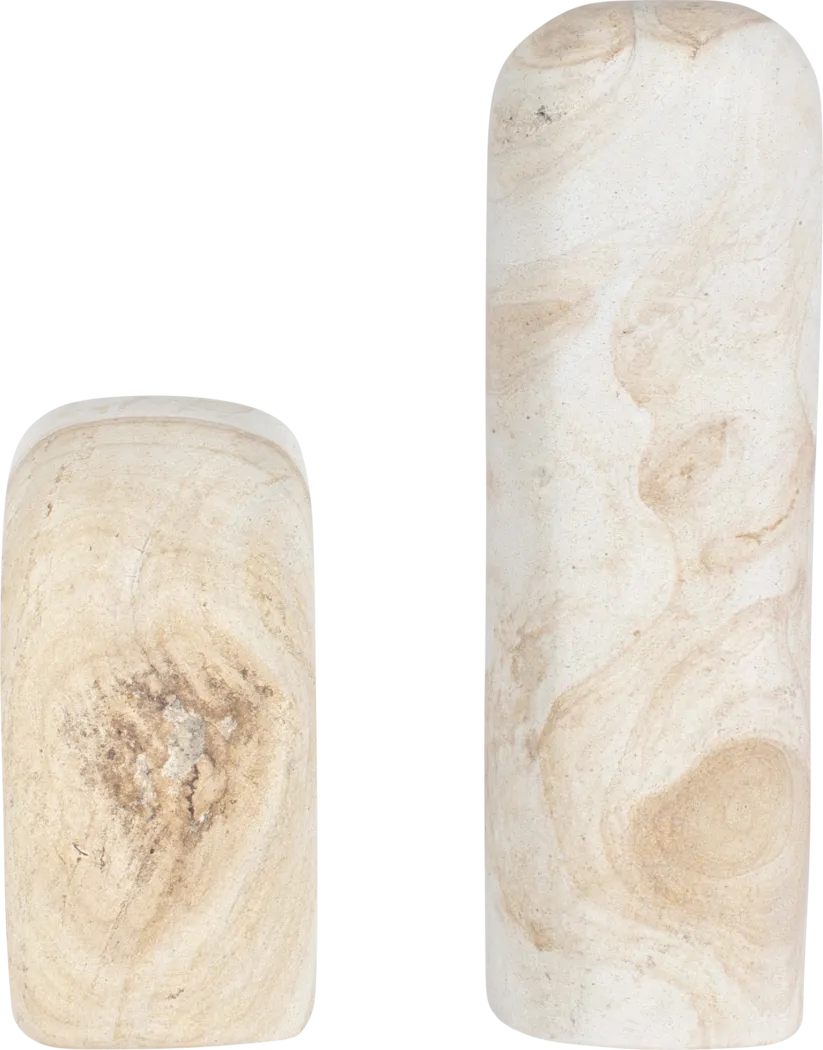Surnill White Indoor/Outdoor Sculpture, Set of 2 - Thumbnail - Image 5