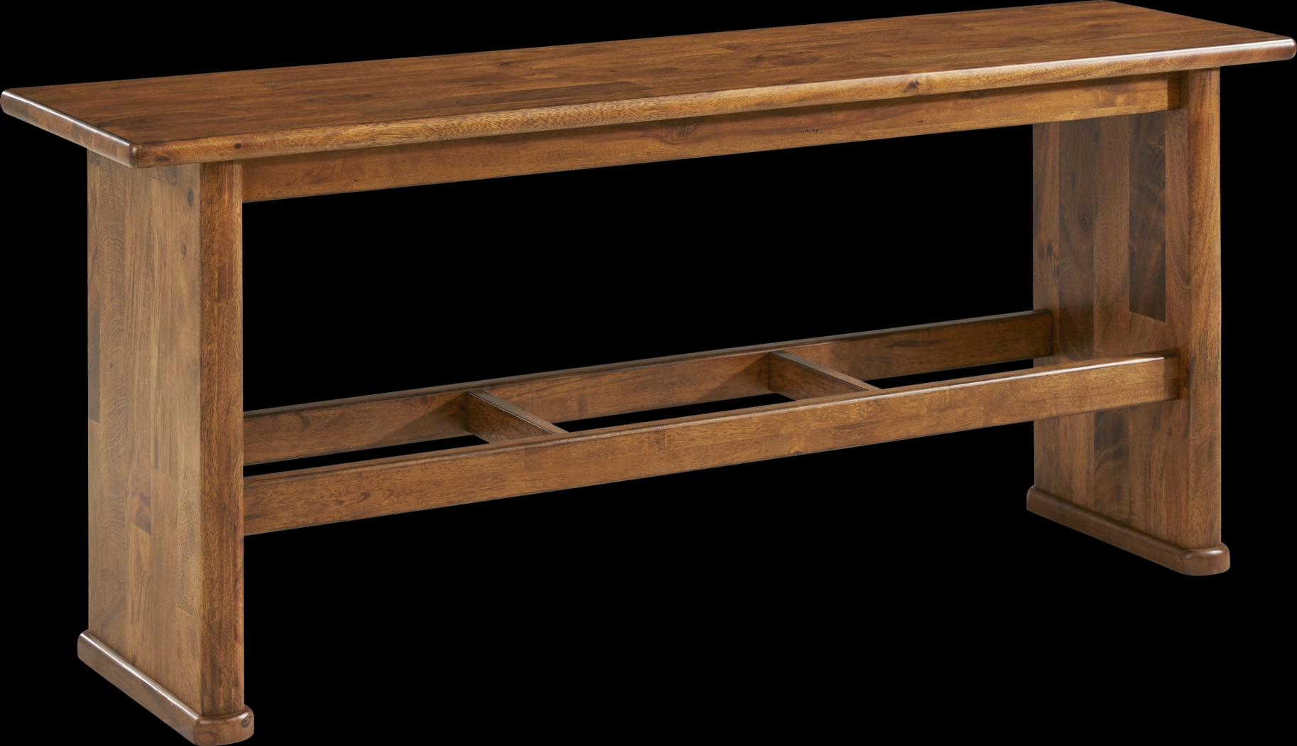 Surrey Ellis Brown 6 Pc Counter Height Dining Room with Panel Back Chairs and Bench - Thumbnail - Image 3