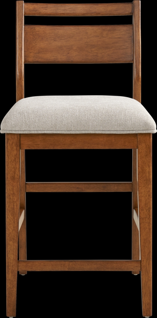 Surrey Ellis Brown 6 Pc Counter Height Dining Room with Panel Back Chairs and Bench - Thumbnail - Image 6