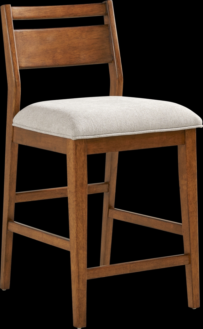 Surrey Ellis Brown 6 Pc Counter Height Dining Room with Panel Back Chairs and Bench - Thumbnail - Image 5