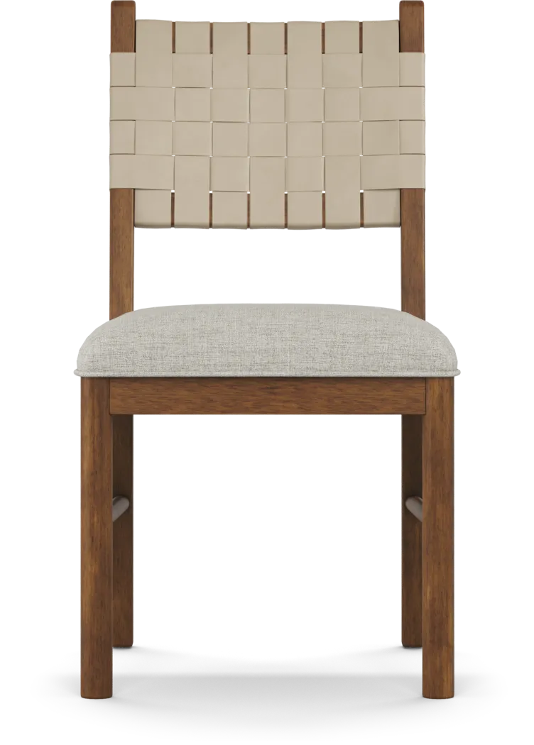 Surrey Ellis Brown 5 Pc Dining Room with Strap Back Chairs - Thumbnail - Image 5