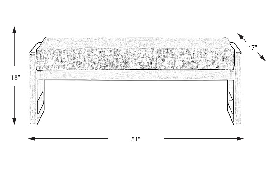 Dimension Image. Please refer to the Dimension Tab on this page for dimension details.