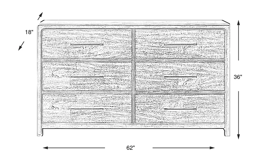 Dimension Image. Please refer to the Dimension Tab on this page for dimension details.