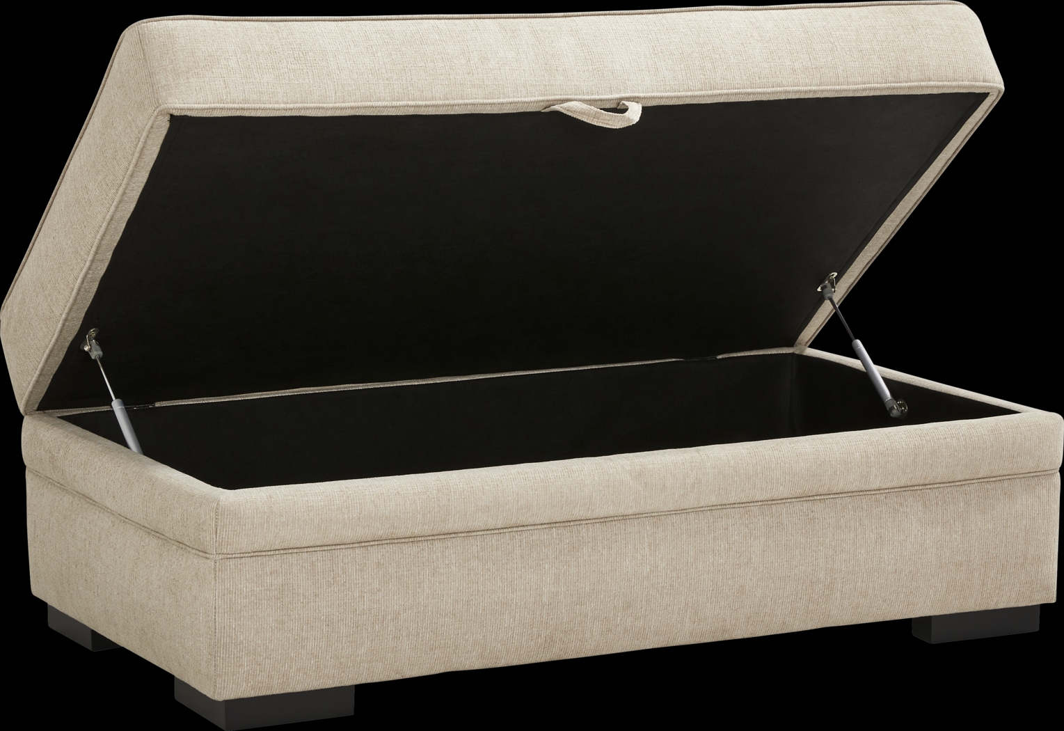 Surrey Hills Beige Storage Ottoman - Thumbnail - Image 2