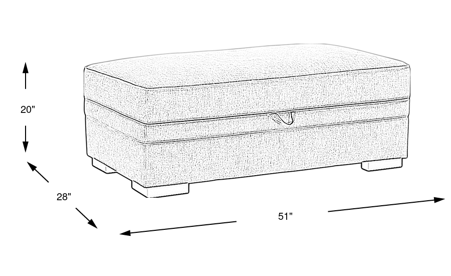 Dimension Image. Please refer to the Dimension Tab on this page for dimension details.