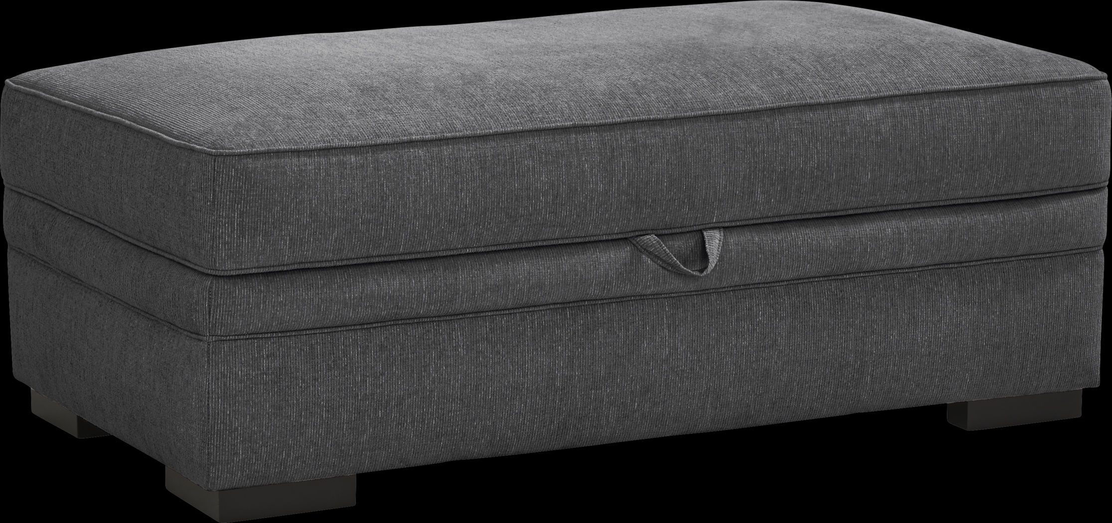 Surrey Hills Black Storage Ottoman - Thumbnail - Image 1