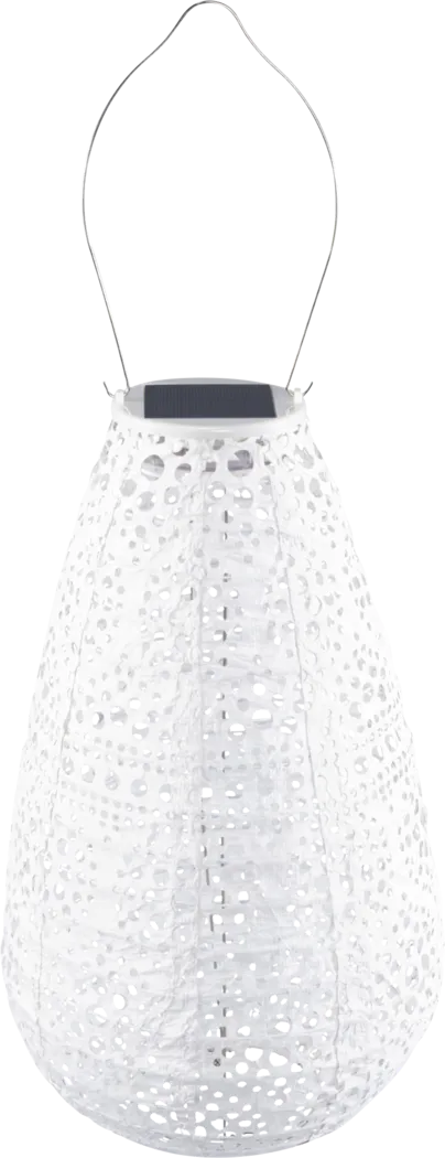 Sury White Outdoor Solar Lantern - Thumbnail - Image 7
