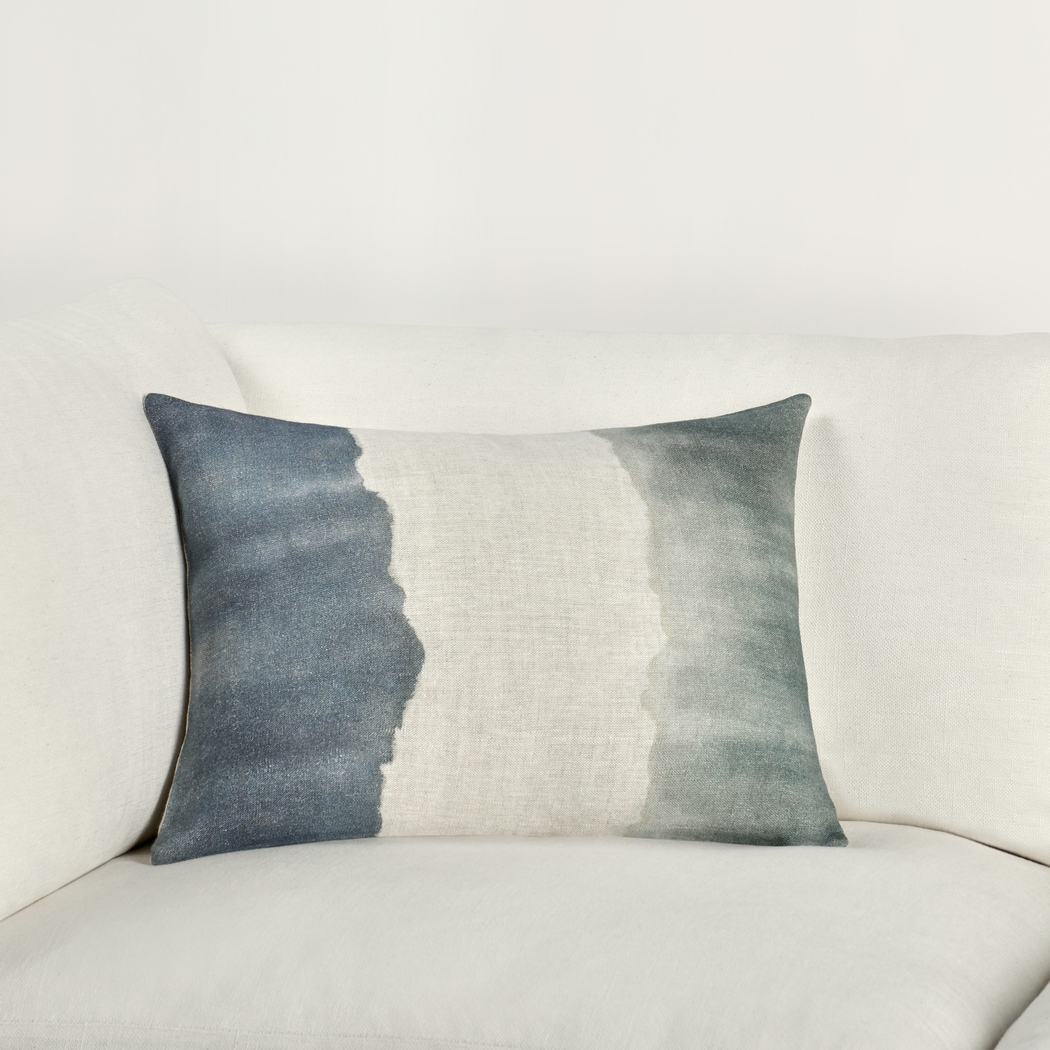 Susannia Blue Lumbar Pillow - Thumbnail - Image 2