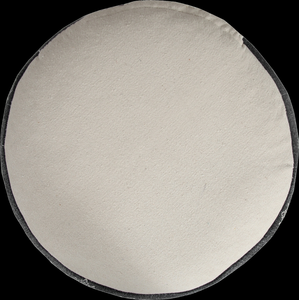 Susara Black/White Pouf - Thumbnail - Image 4