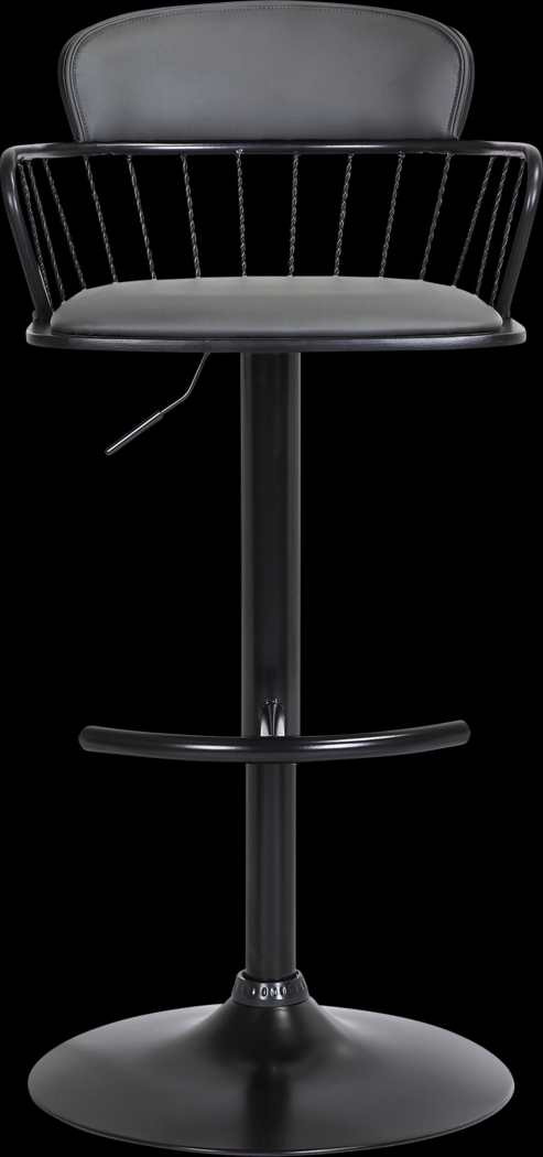 Suscroft Gray Adjustable Barstool - Thumbnail - Image 3