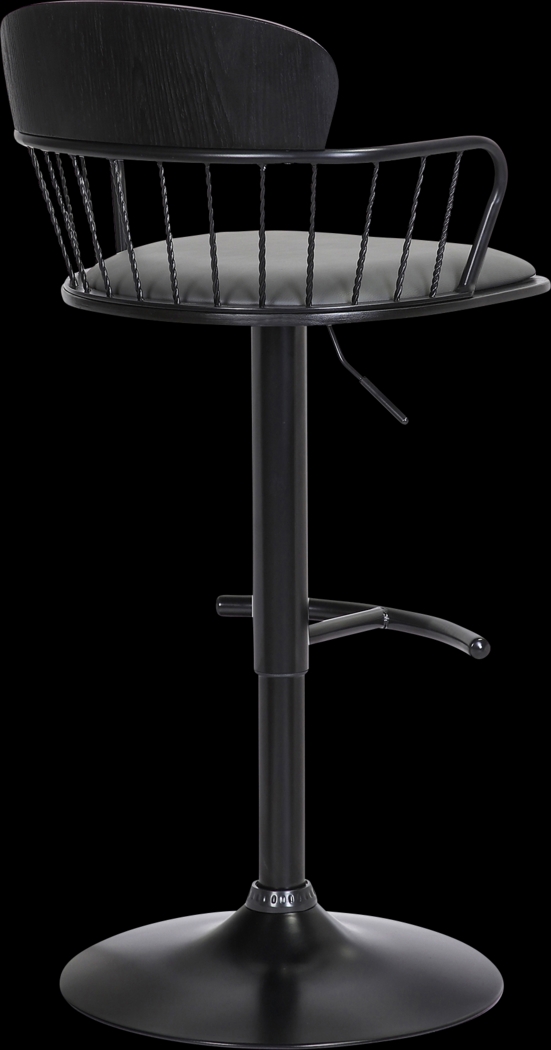 Suscroft Gray Adjustable Barstool - Thumbnail - Image 5