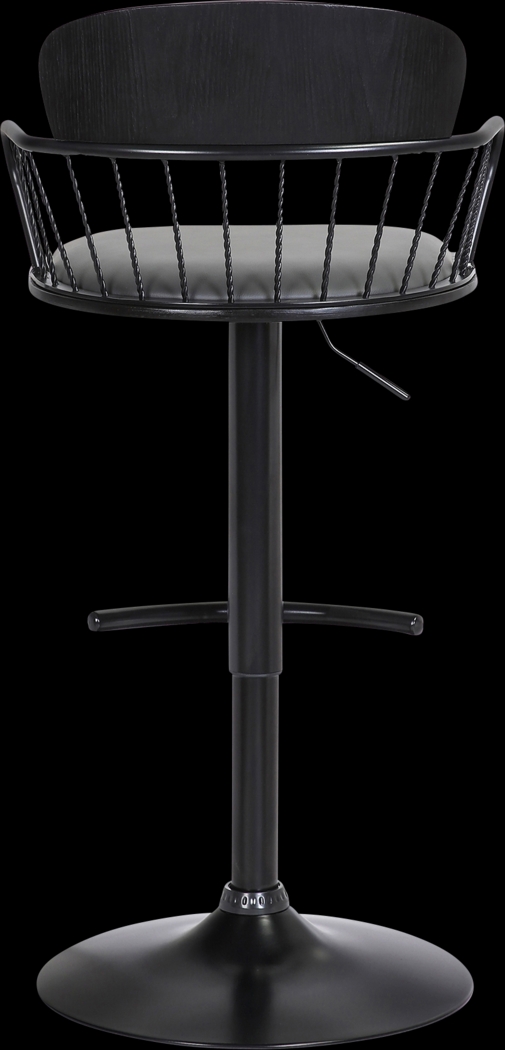 Suscroft Gray Adjustable Barstool - Thumbnail - Image 6