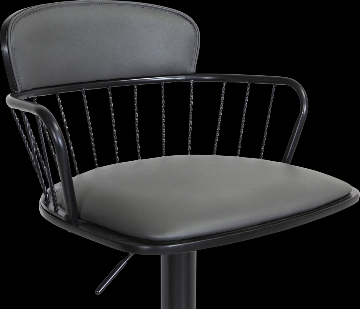 Suscroft Gray Adjustable Barstool - Thumbnail - Image 7