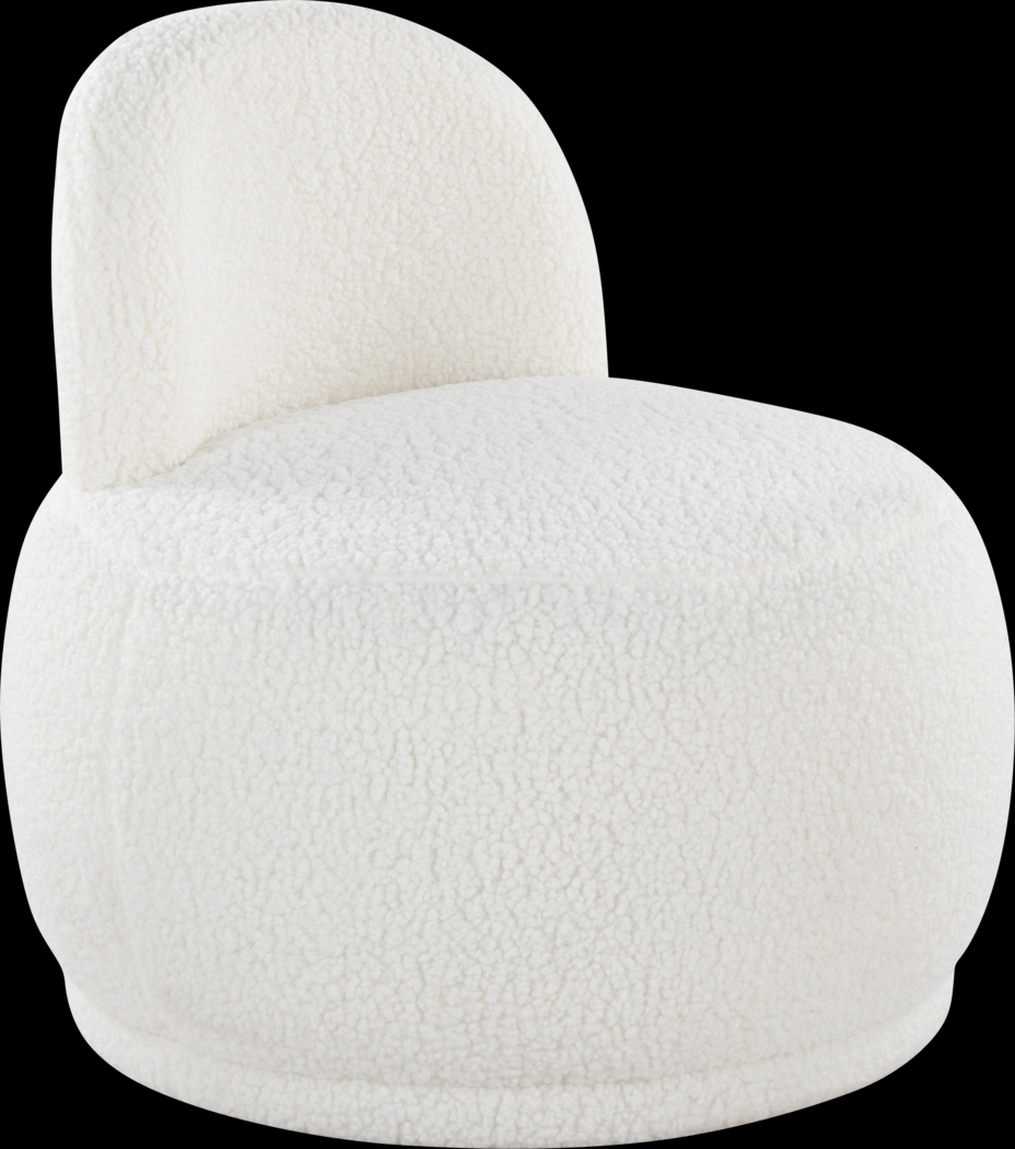 Suska White Accent Chair - Thumbnail - Image 1