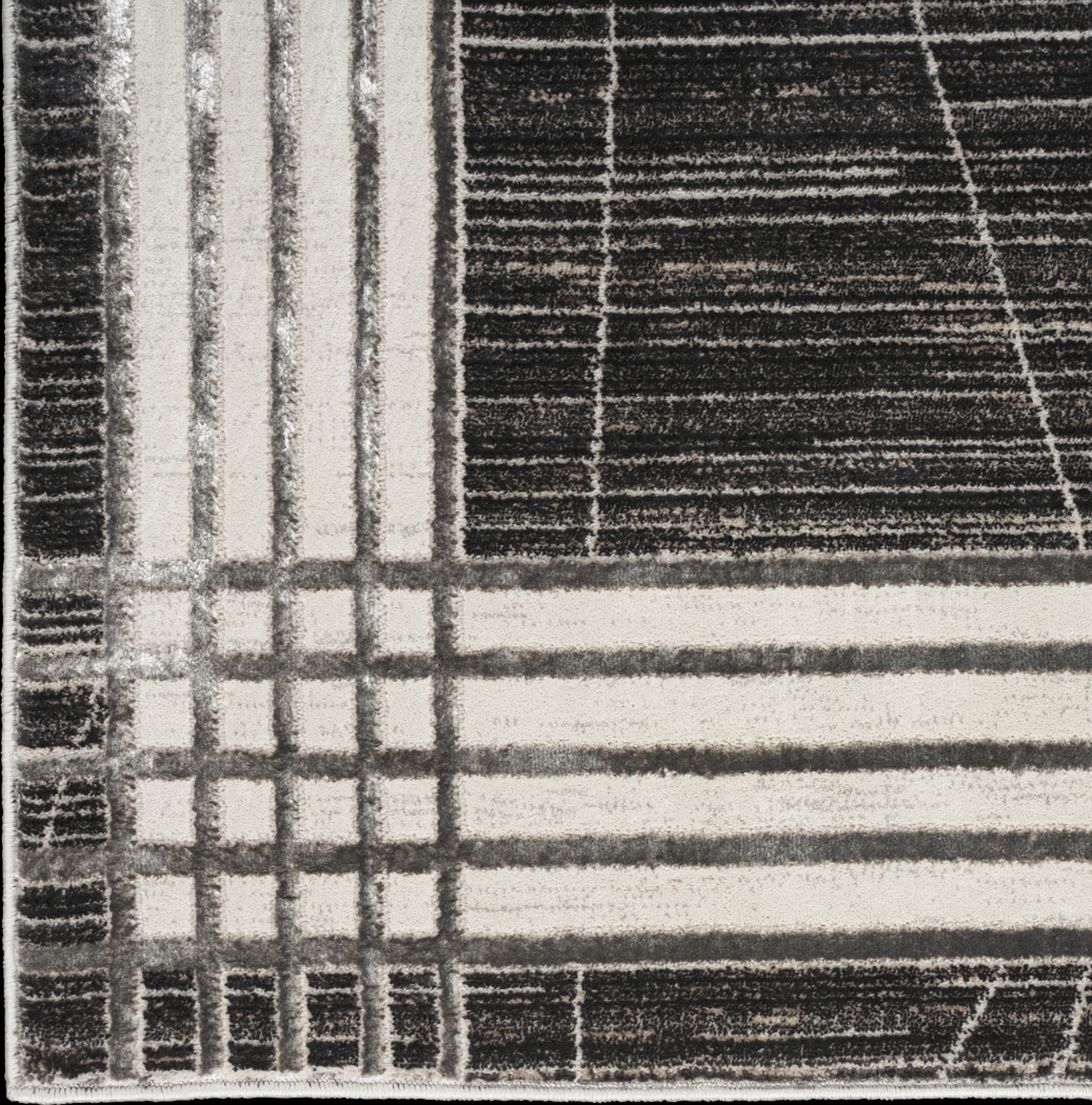 Susson Charcoal/Silver 7'10 x 9'10 Rug - Thumbnail - Image 8