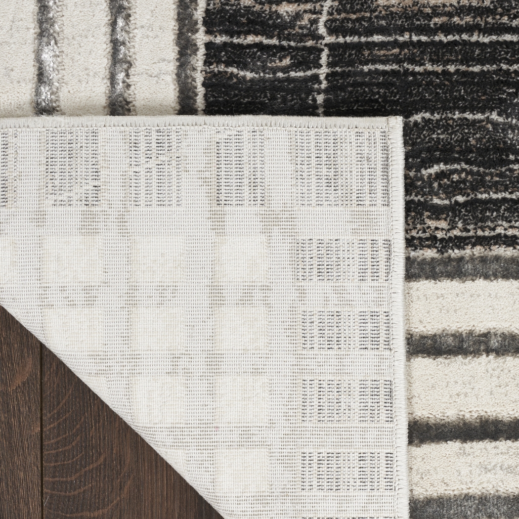Susson Charcoal/Silver 7'10 x 9'10 Rug - Thumbnail - Image 9