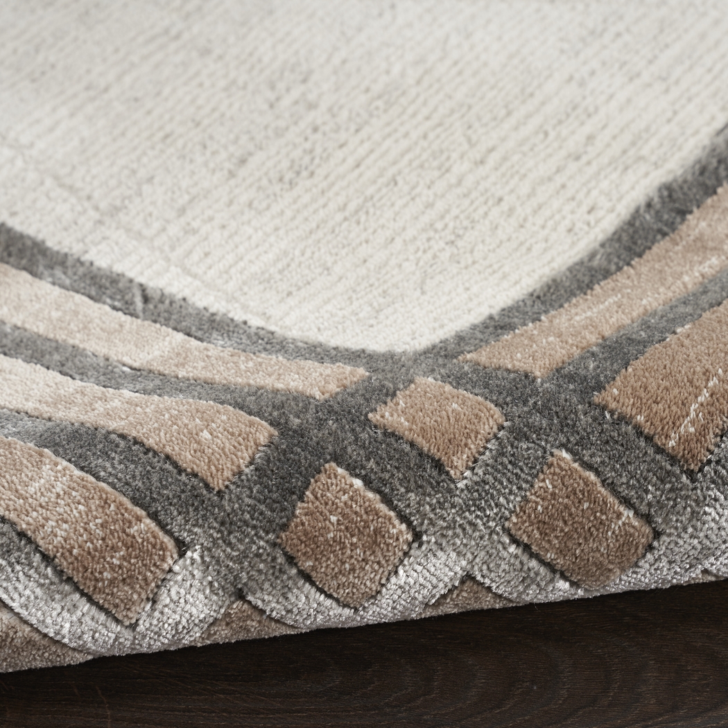 Susson Ivory/Silver 7'10 x 9'10 Rug - Thumbnail - Image 6