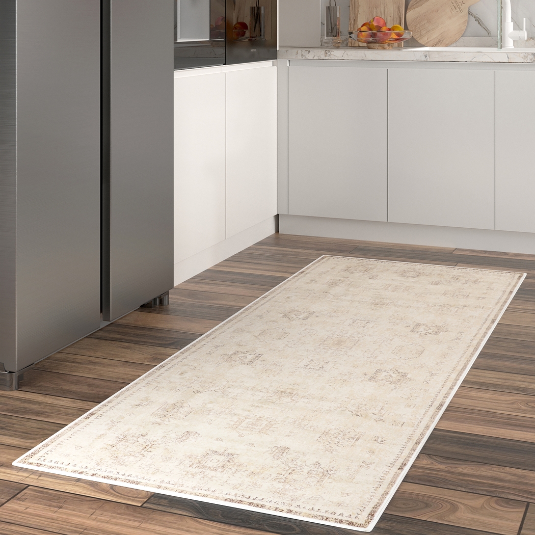 Sutay Beige 2' x 5' Runner Rug - Thumbnail - Image 2