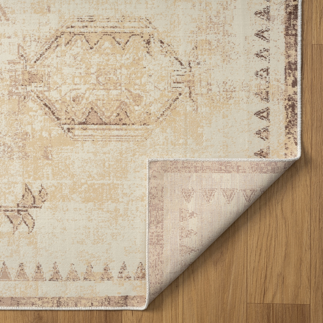 Sutay Beige 5'3 x 7' Rug - Thumbnail - Image 8