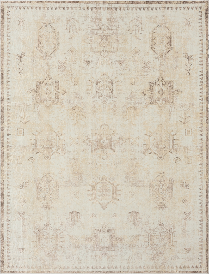 Sutay Beige 5'3 x 7' Rug - Thumbnail - Image 1